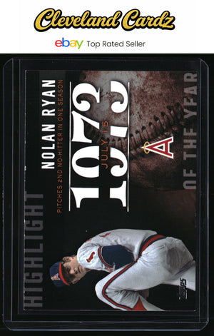 2015 Topps #H-17 Nolan Ryan Highlight of the Year