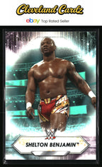 2021 Topps WWE #132 Shelton Benjamin Aqua #/299