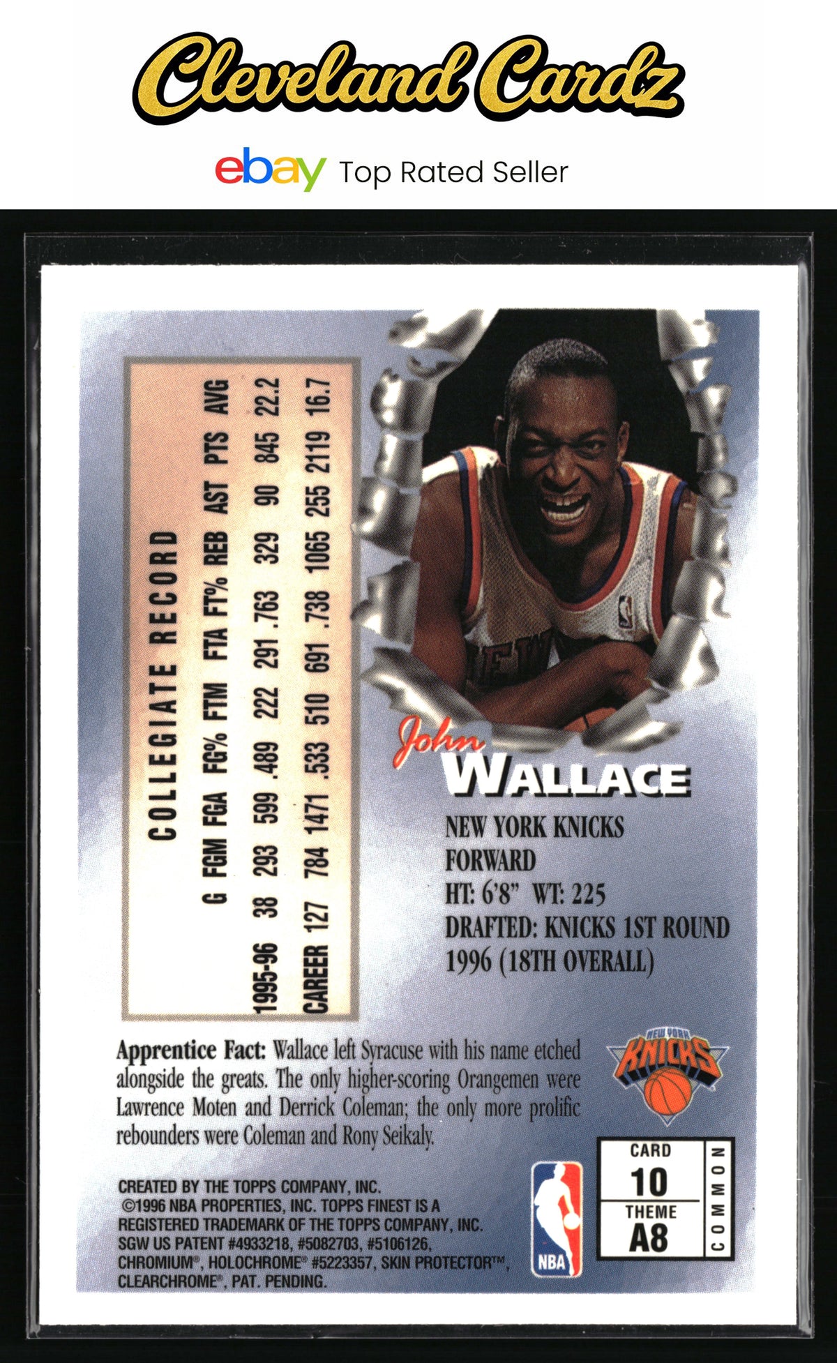 1996-97 Finest #10 John Wallace