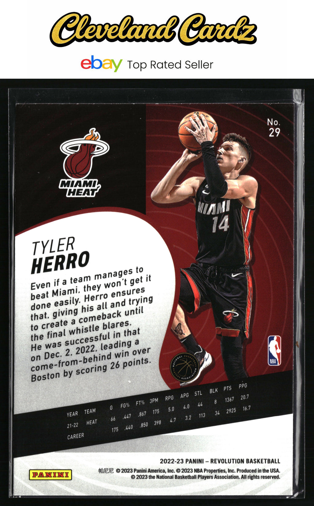 2022-23 Panini Revolution #29 Tyler Herro