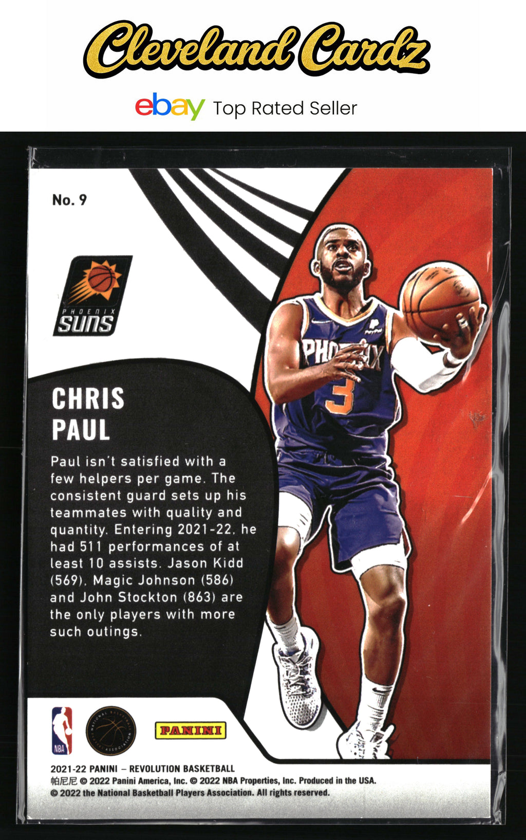 2021-22 Panini Revolution #9 Chris Paul Vortex