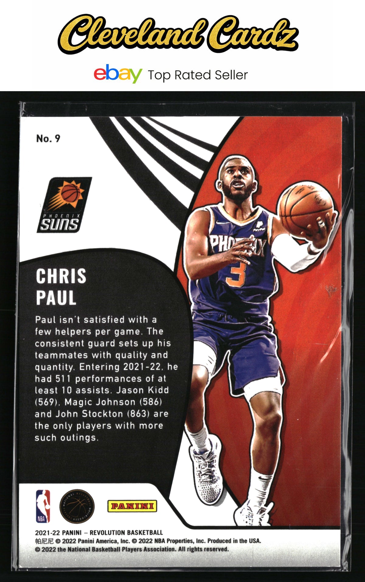 2021-22 Panini Revolution #9 Chris Paul Vortex