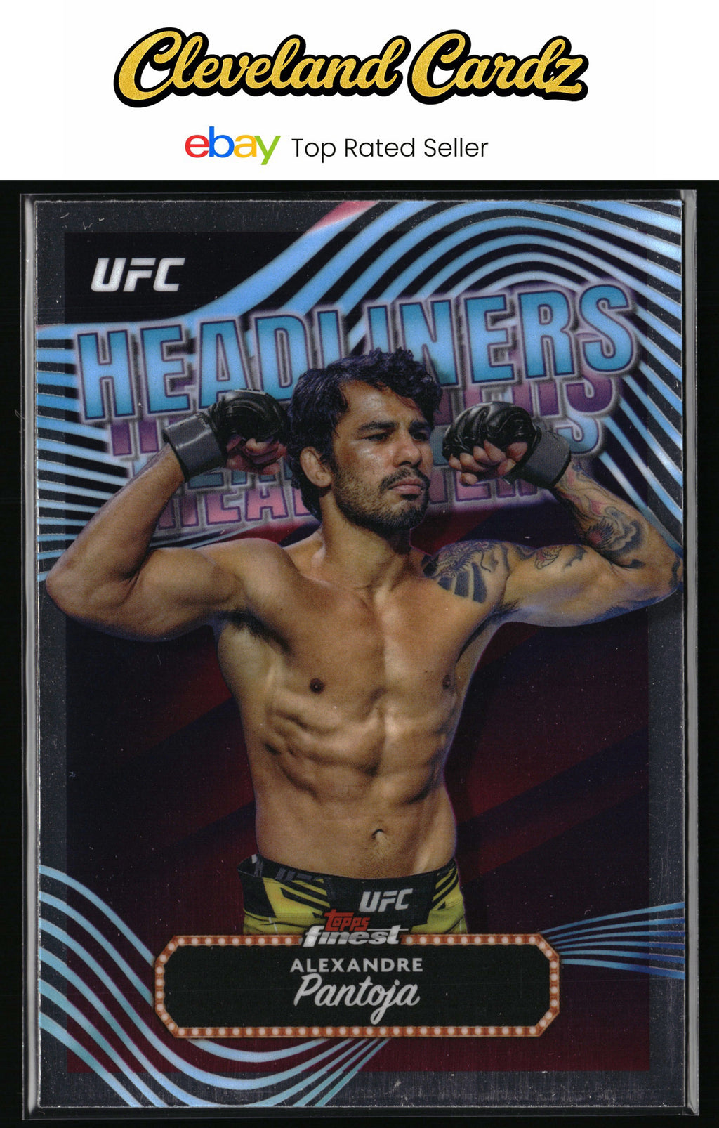 2024 Topps Finest UFC #HDL-15 Alexandre Pantoja Headliners