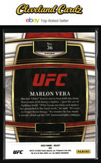 2022 Panini Select UFC #36 Marlon Vera Silver Prizms