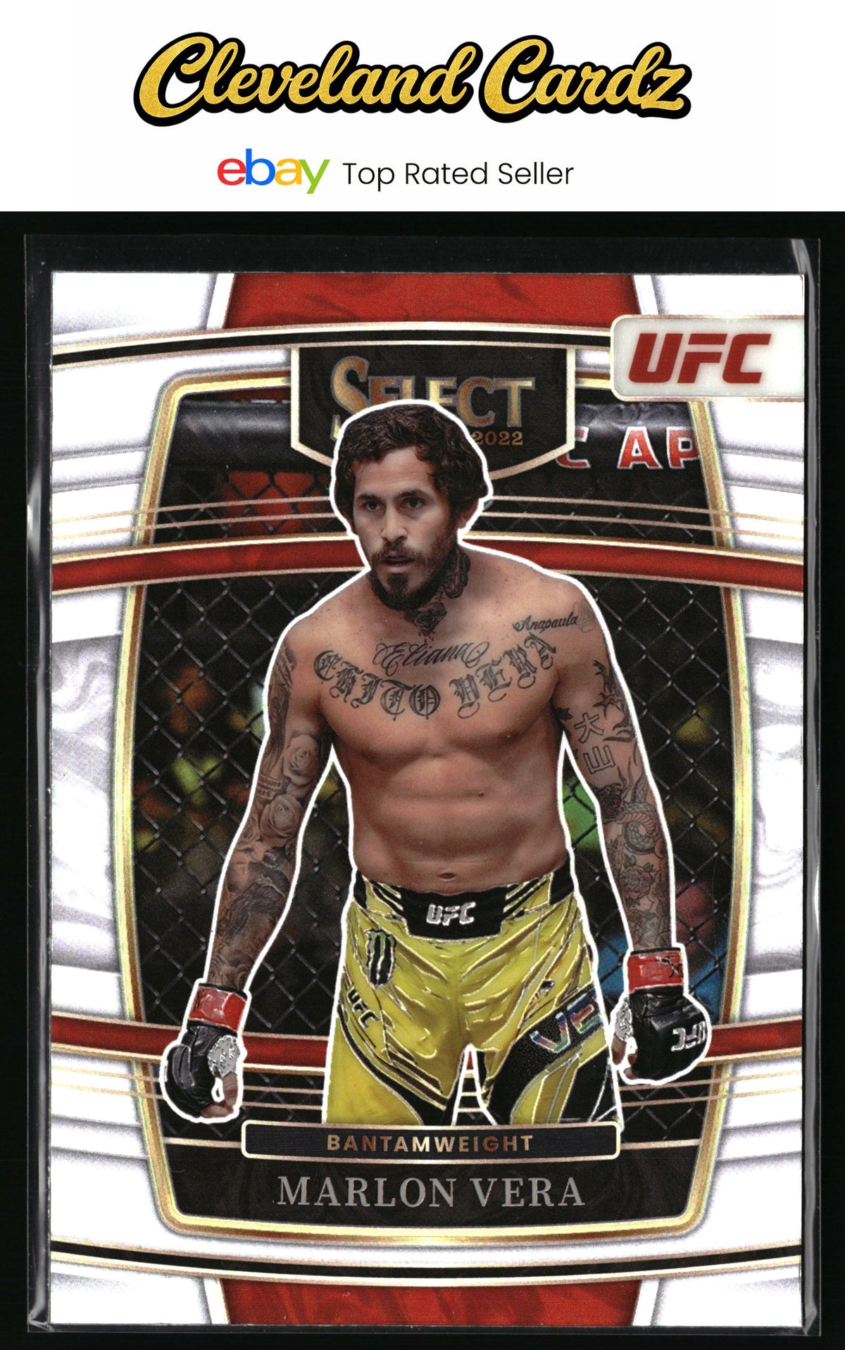 2022 Panini Select UFC #36 Marlon Vera Silver Prizms