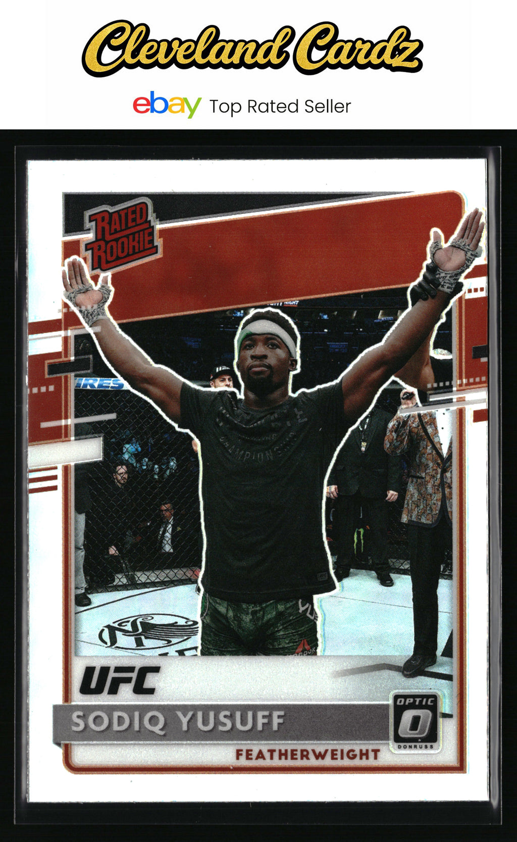 2021 Panini Chronicles UFC #215 Sodiq Yusuff Silver
