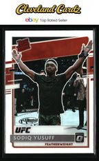 2021 Panini Chronicles UFC #215 Sodiq Yusuff Silver