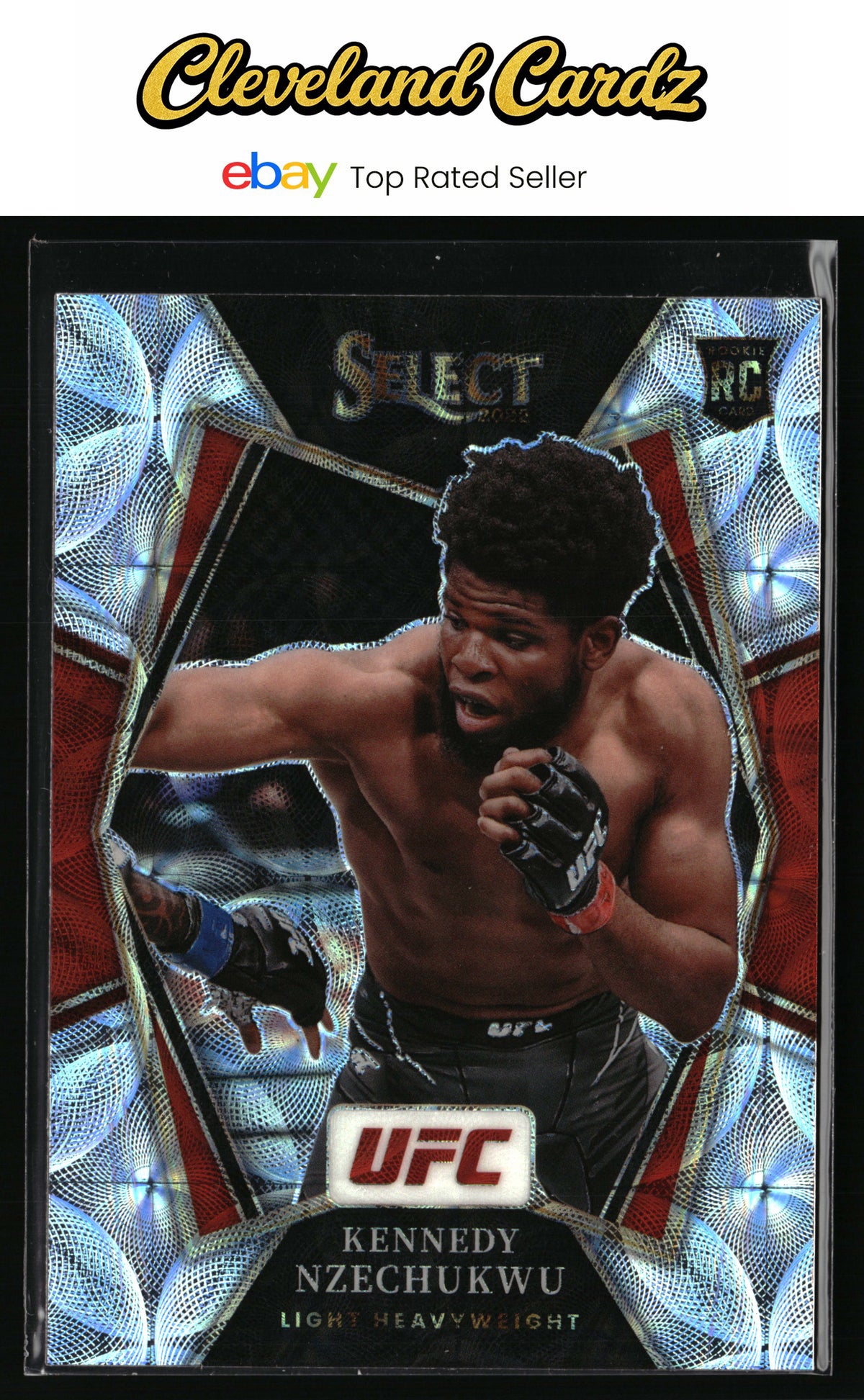 2022 Panini Select UFC #199 Kennedy Nzechukwu Scope Prizm