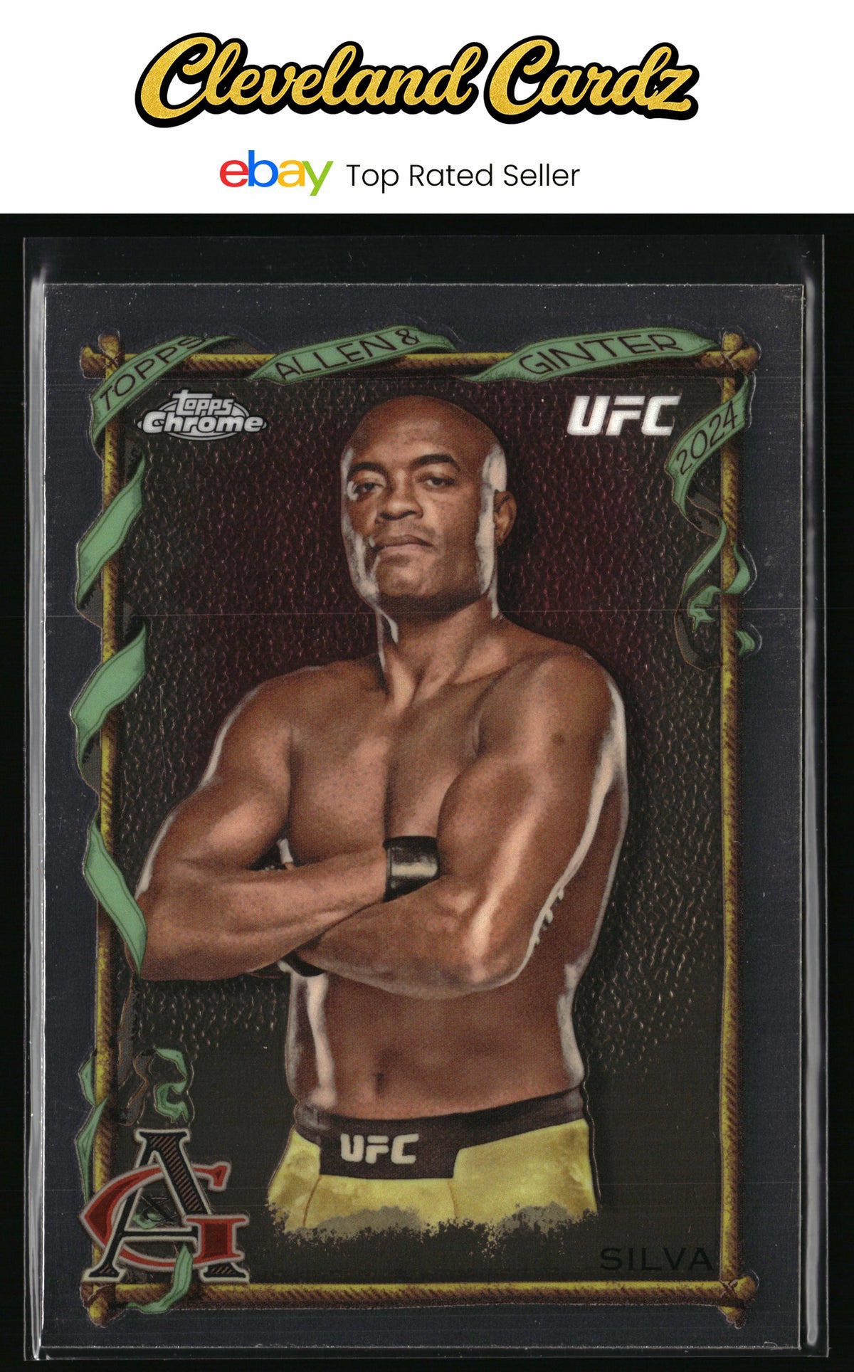 2024 Topps Chrome UFC #AAG-25 Anderson Silva Allen & Ginter