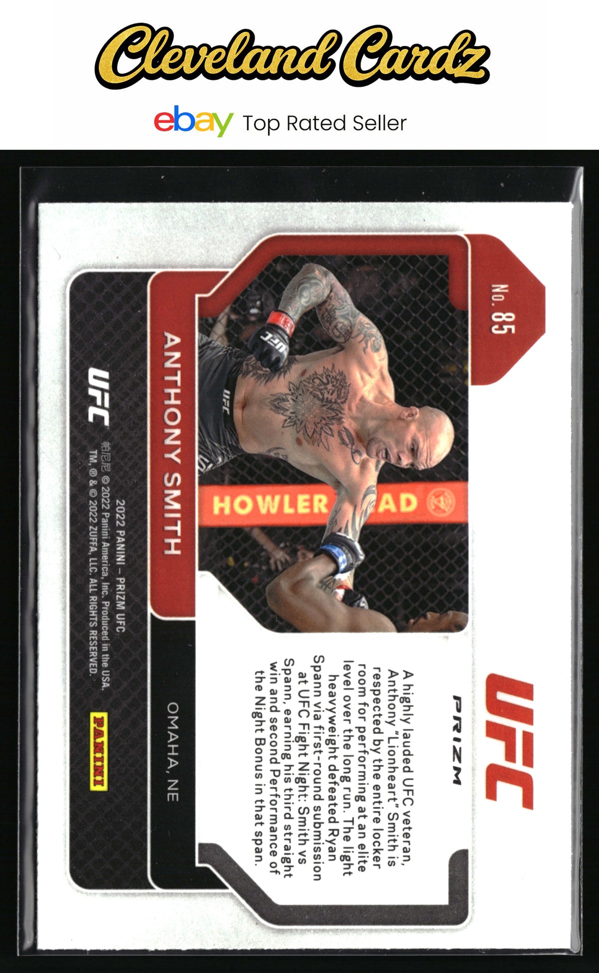 2022 Panini Prizm UFC #85 Anthony Smith Silver