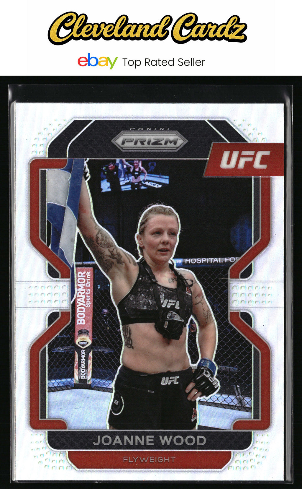 2022 Panini Prizm UFC #195 Joanne Wood Silver