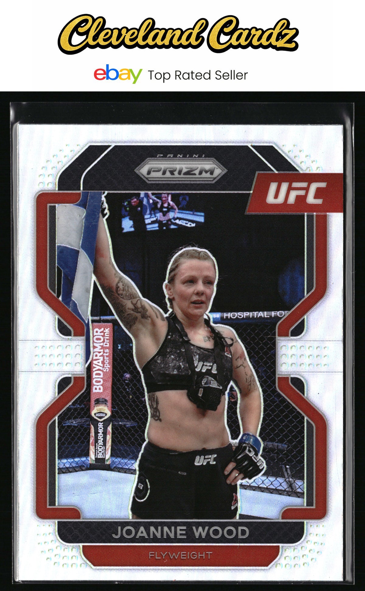 2022 Panini Prizm UFC #195 Joanne Wood Silver