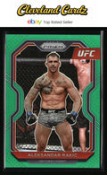 2021 Panini Prizm UFC #16 Aleksandar Rakic Green Prizms