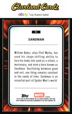 2025 Topps Chrome Marvel #91 Sandman