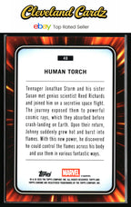 2025 Topps Chrome Marvel #40 Human Torch
