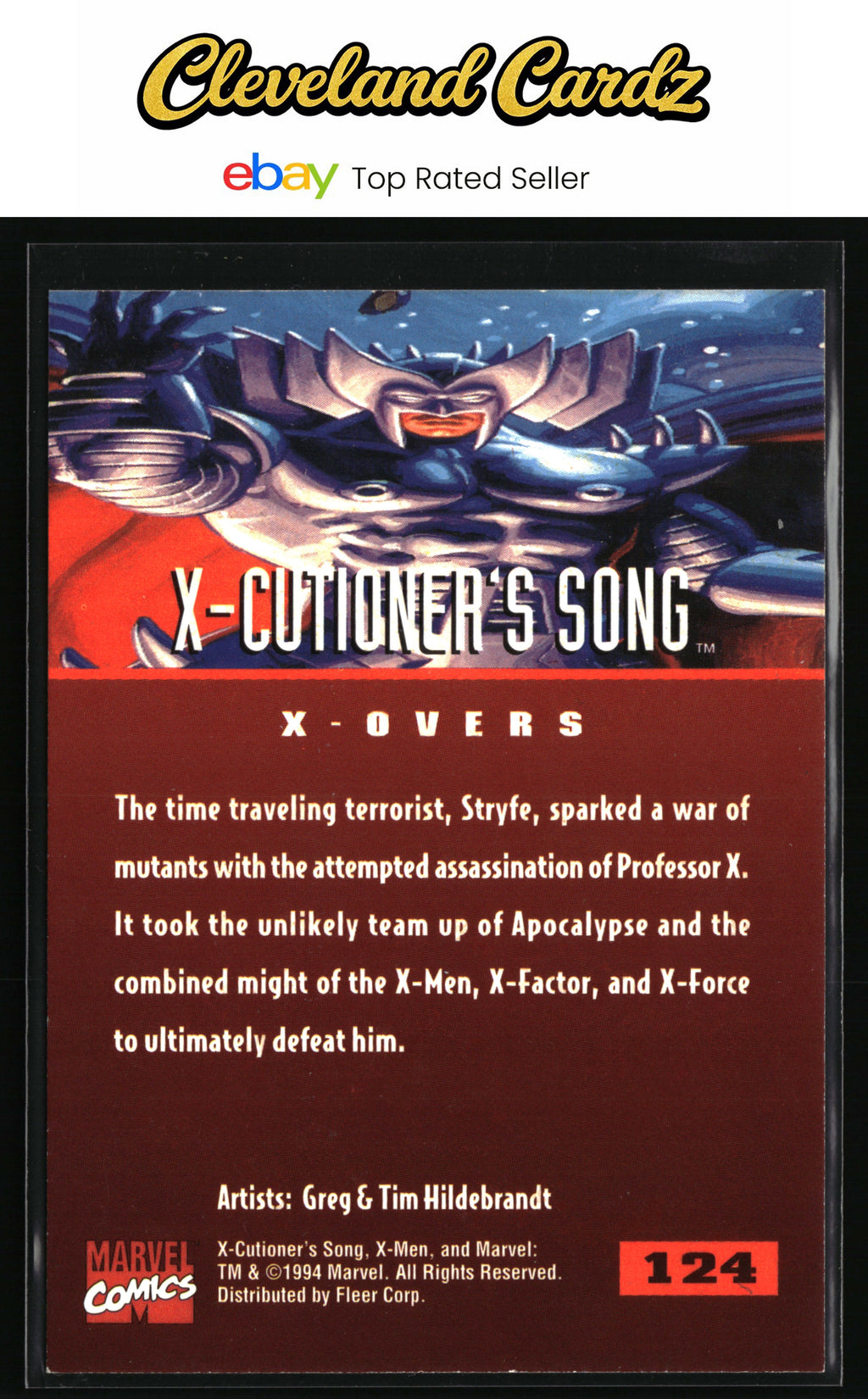 1995 Fleer Ultra X-Men #124 X-Cutioner's Song