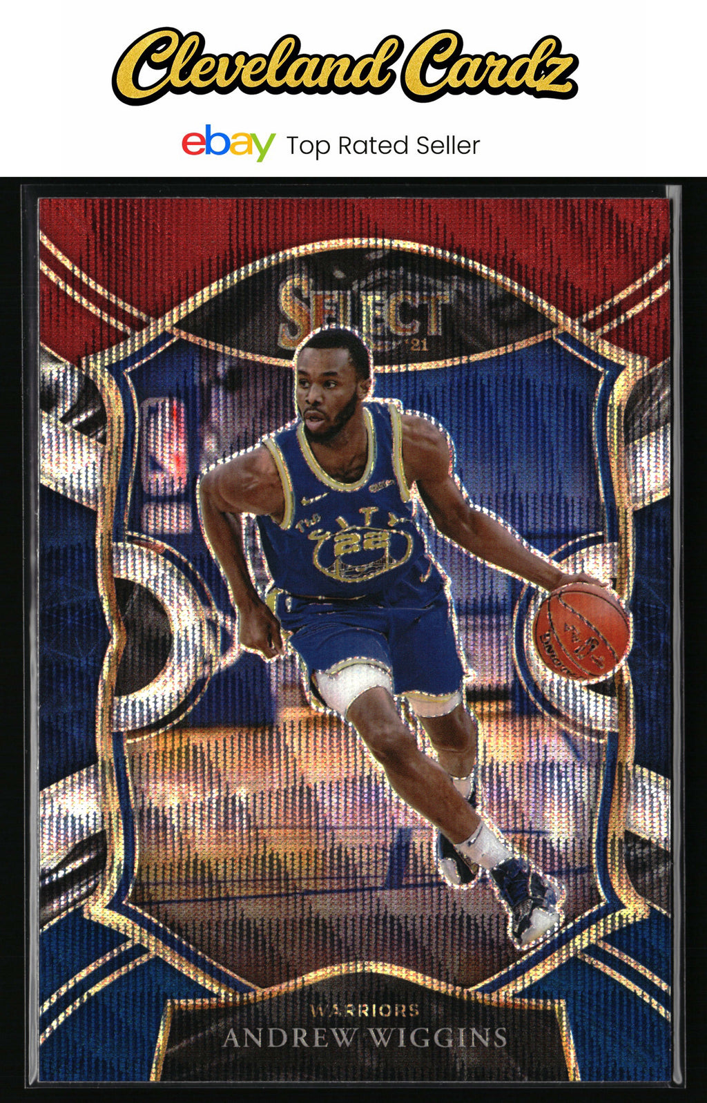 2020-21 Panini Select #6 Andrew Wiggins Red Wave Prizms