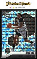 2020-21 Panini Mosaic #160 Rudy Gay Mosaic Reactive Blue