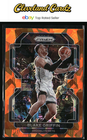 2021-22 Panini Prizm #178 Blake Griffin Orange Ice