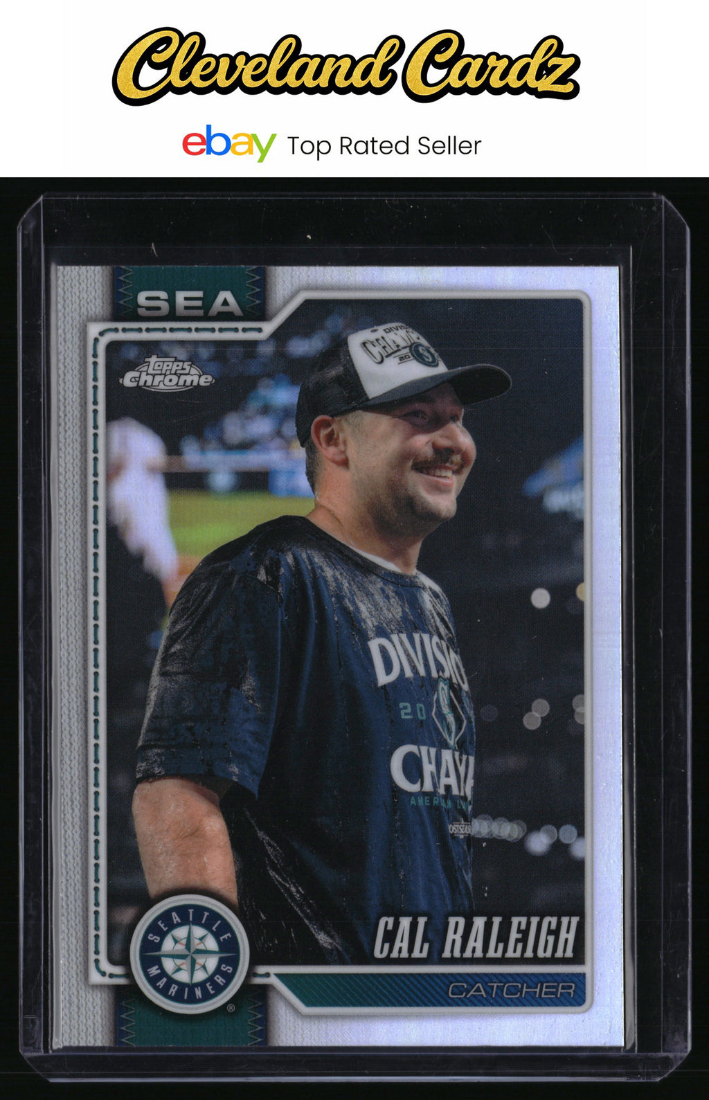 2026 Topps Chrome #9 Cal Raleigh Refractors Image Variation SP