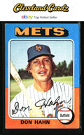 1975 Topps #182 Don Hahn