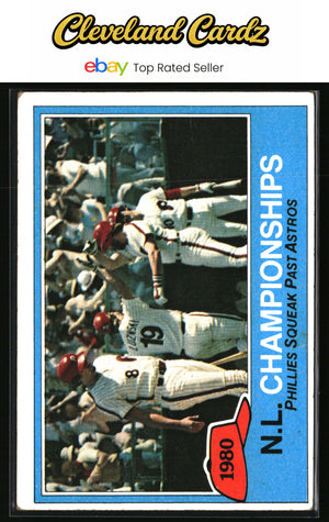 1981 Topps #402 1980 N.L. Championships NLCS