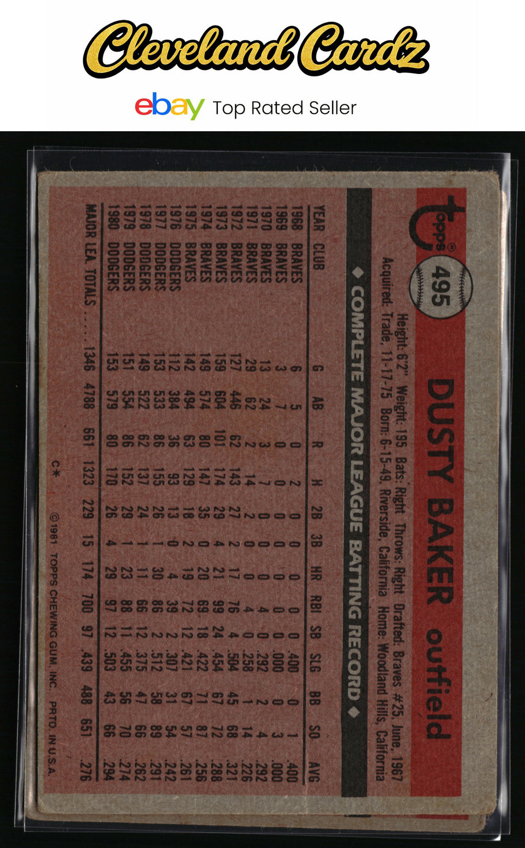 1981 Topps #709 Alan Trammell