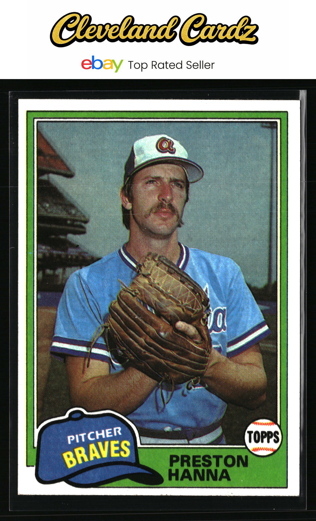 1981 Topps #594 Preston Hanna