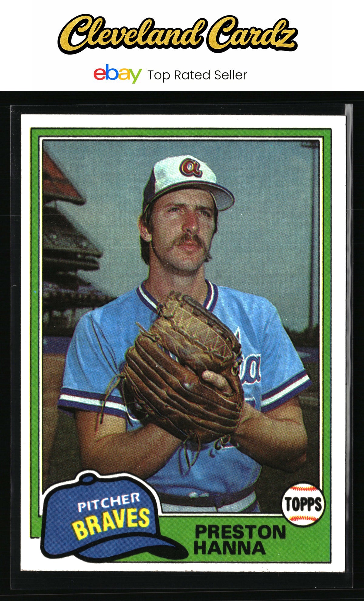 1981 Topps #594 Preston Hanna