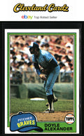 1981 Topps #708 Doyle Alexander