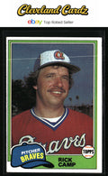 1981 Topps #87 Rick Camp