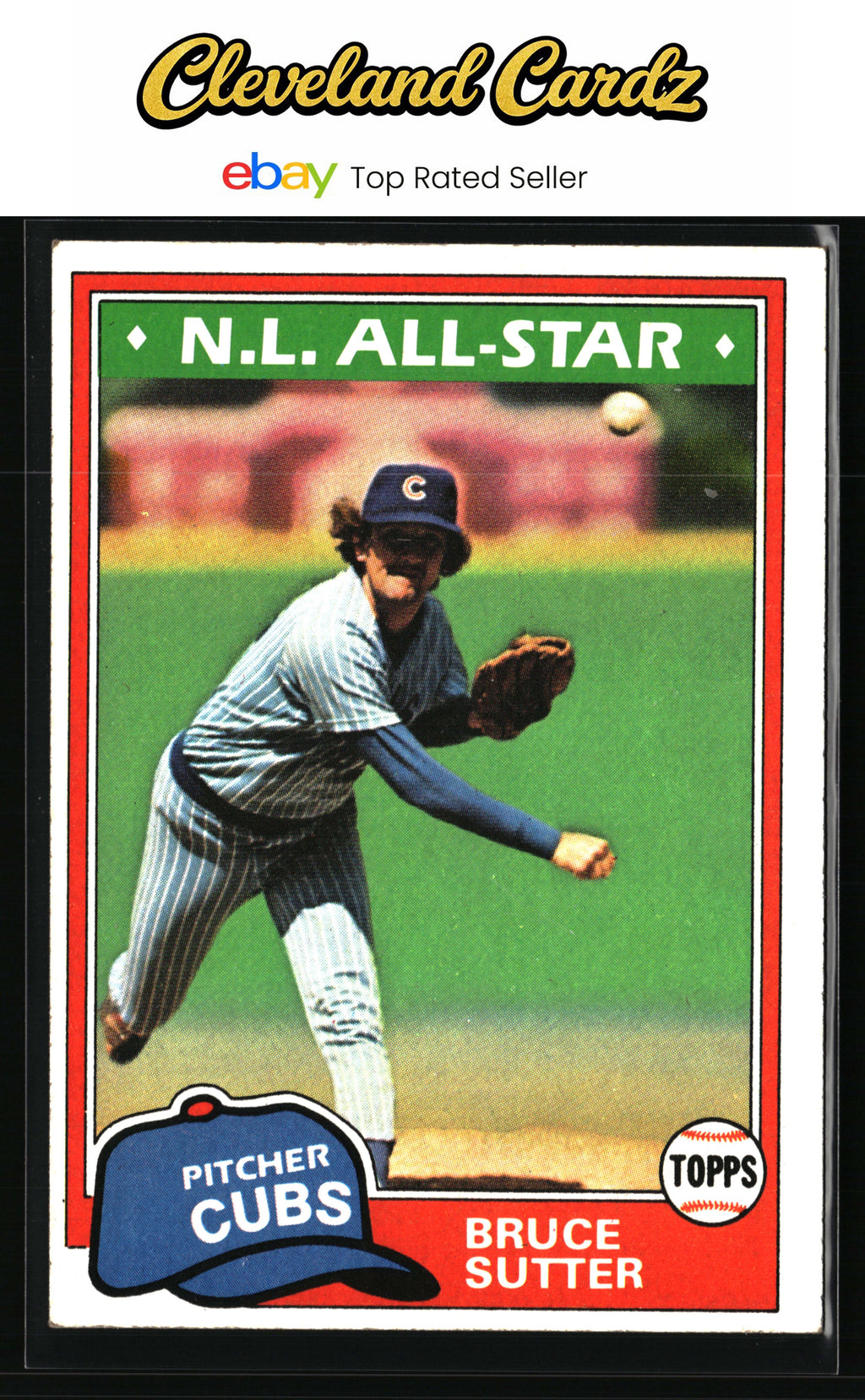 1981 Topps #590 Bruce Sutter