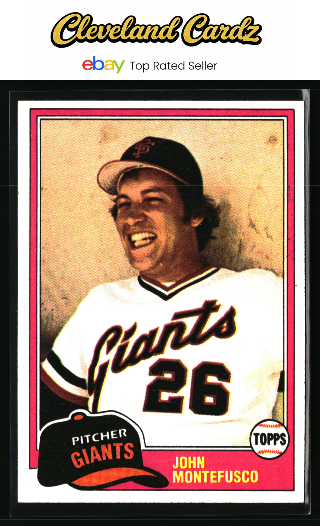1981 Topps #438 John Montefusco