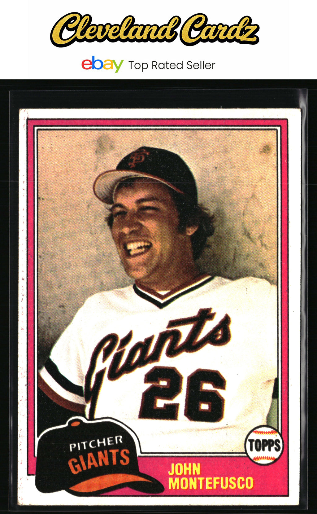 1981 Topps #438 John Montefusco