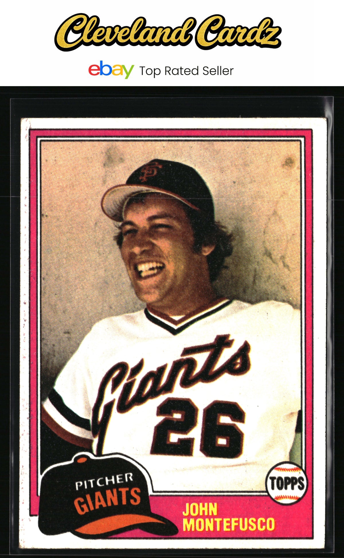 1981 Topps #438 John Montefusco