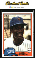 1981 Topps #151 Claudell Washington