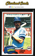 1981 Topps #585 Amos Otis