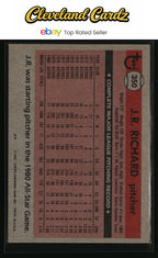 1981 Topps #350 J.R. Richard
