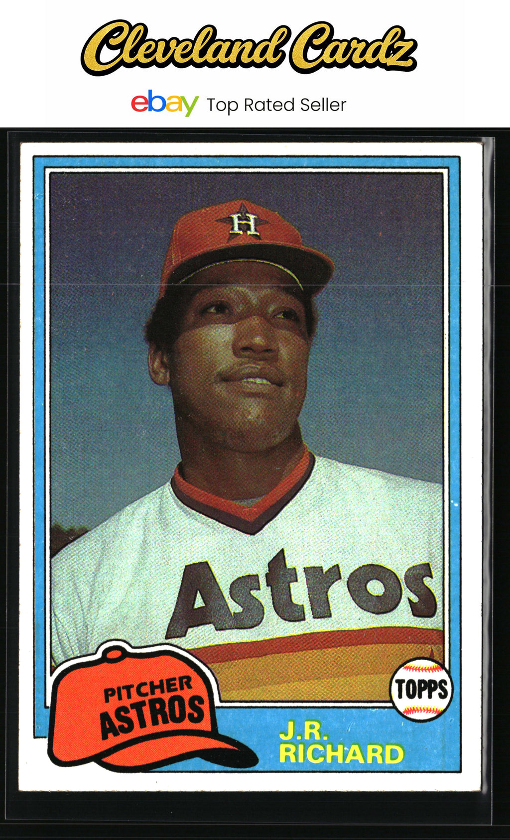 1981 Topps #350 J.R. Richard