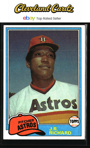 1981 Topps #350 J.R. Richard
