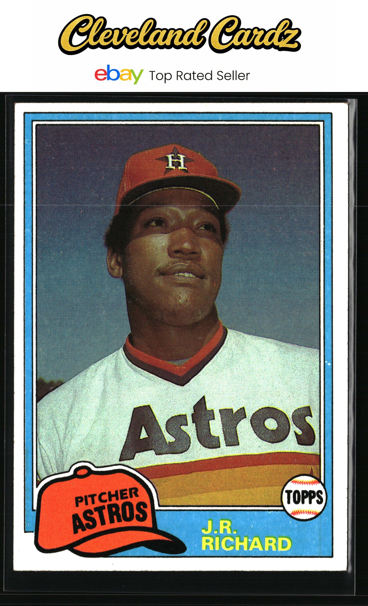 1981 Topps #350 J.R. Richard