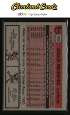 1981 Topps #535 Omar Moreno