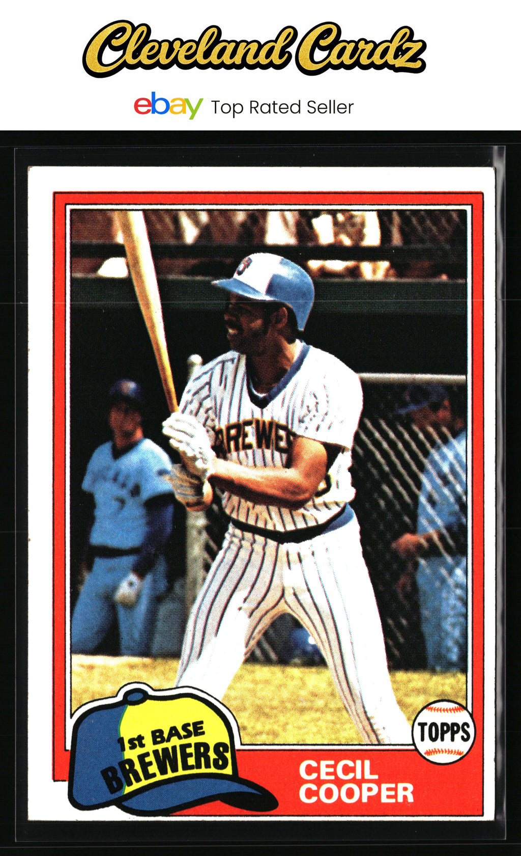 1981 Topps #555 Cecil Cooper