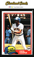 1981 Topps #555 Cecil Cooper