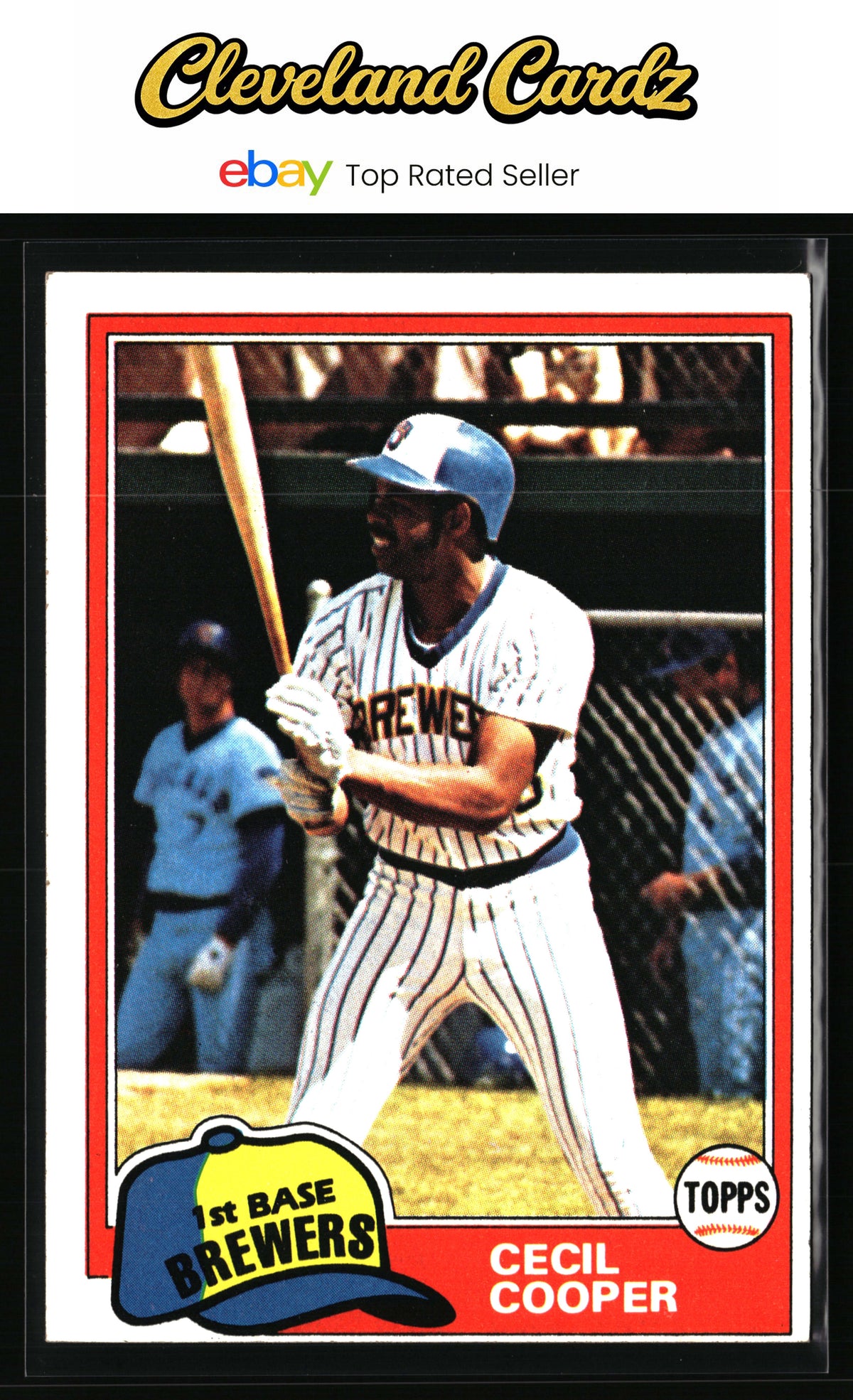 1981 Topps #555 Cecil Cooper