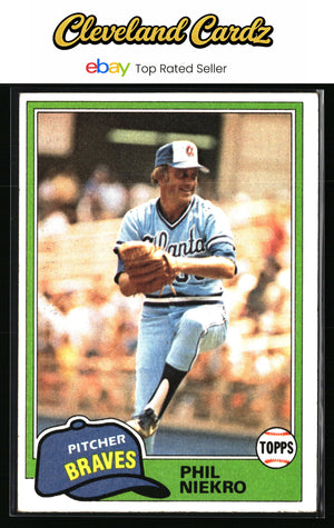 1981 Topps #387 Phil Niekro