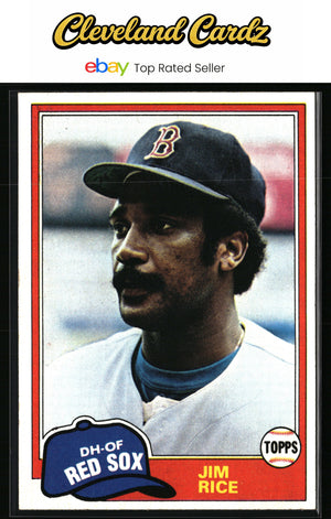 1981 Topps #500 Jim Rice