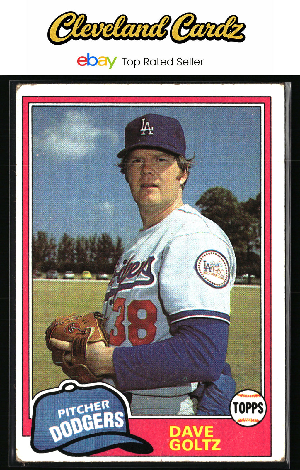1981 Topps #548 Dave Goltz