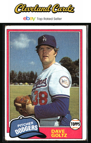 1981 Topps #548 Dave Goltz