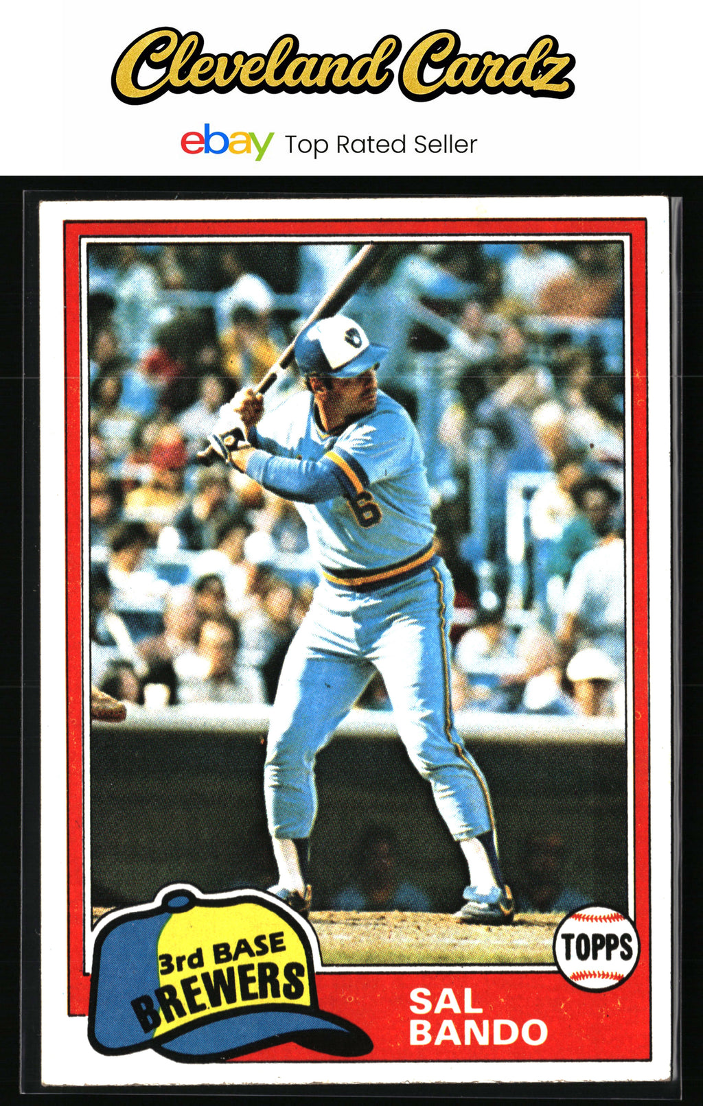 1981 Topps #623 Sal Bando